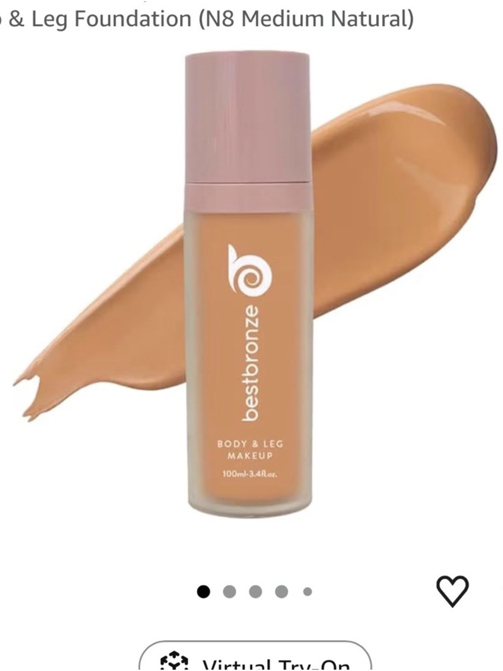 Body & Leg Makeup Foundation - Medium Natural (N8)Brand New